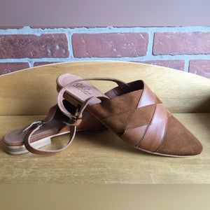 REBELS sandals genuine leather and suede
